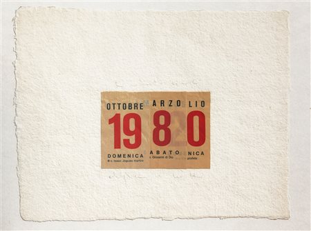 BOETTI Alighiero
Calendario