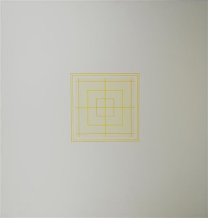 Calderara Antonio COMPOSIZIONE litografia, cm 49,5x48; es. 75/99 sigla, data...