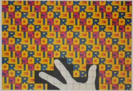 Alighiero Boetti DA UNO A DIECI (3) cartolina, cm 10x15 eseguita nel 1984
