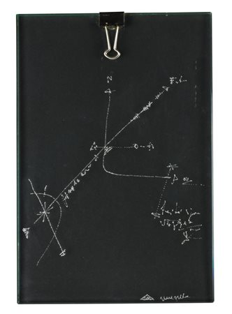 Antonio Musella SENZA TITOLO incisione su vetro, cm 30x20; pezzo unico firma