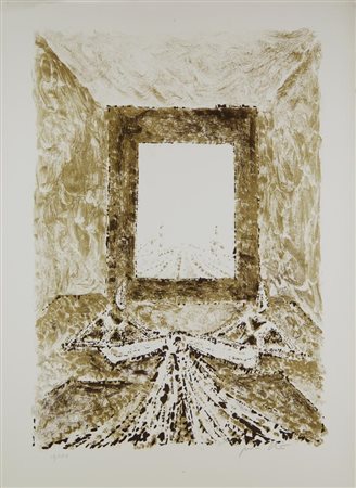 Luciano Peverelli ECRAN. 1973 Litografia. mm 580x400. Foglio: mm 700x505....