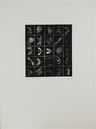 Gianluca Matti LOTTO DI 2 INCISIONI I) Senza titolo. 1981. Acquaforte e...