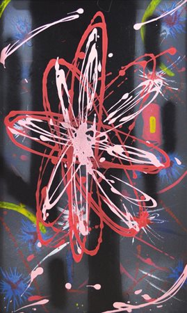 Dalila Crotti SENZA TITOLO acrilico su tavola, cm 80x50 sul retro: firma e...