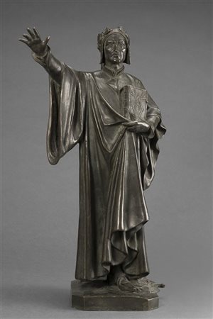 Cesare Zocchi (Attribuito)

"Dante" 
scultura in bronzo (h cm 42) 

Si tratta di