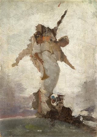 Domenico Morelli Studio per "Le donne colpevoli gettate nel Bosforo e perdonate