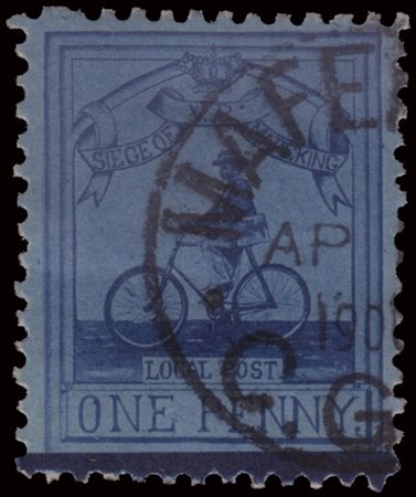 CAPO DI BUONA SPERANZA 1900
Assedio di Mafeking. 1d. azzurro chiaro (pale blue)