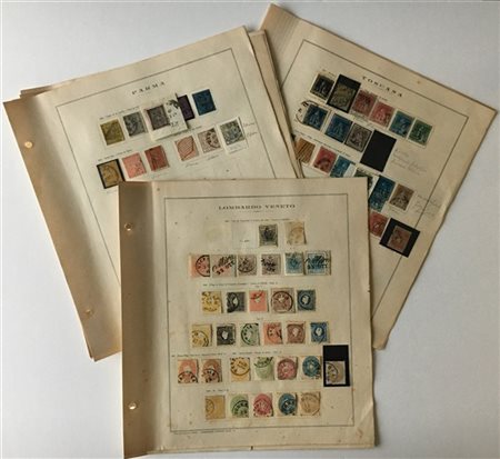 ANTICHI STATI ITALIANI 1852/1867
Collezione del periodo di francobolli e alcuni