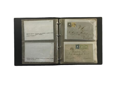 ANTICHI STATI: LOMBARDO-VENETO 1850/1866
Collezione formata da oltre 40 lettere