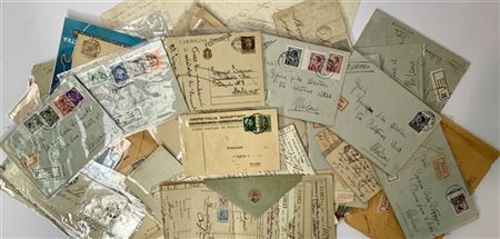 AREA ITALIANA 1863/1950
Lotto formato da numerose buste del periodo. Notate buo