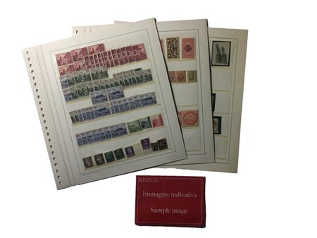 AREA ITALIANA 1880/1955
Eterogeneo lotto del periodo formato da spezzature e al