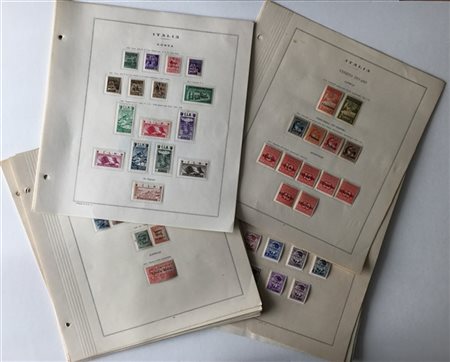 AREA ITALIANA 1918/1945
Collezione del periodo, con ottime presenze di occupazi