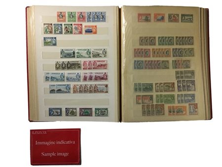 COLONIE INGLESI 1952/1962
Insieme di serie e spezzature del periodo, con ripeti