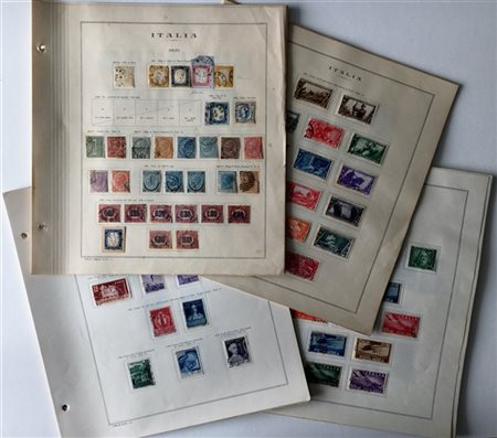REGNO D'ITALIA, R.S.I., REPUBBLICA 1862/1952
Collezione del periodo, con posta