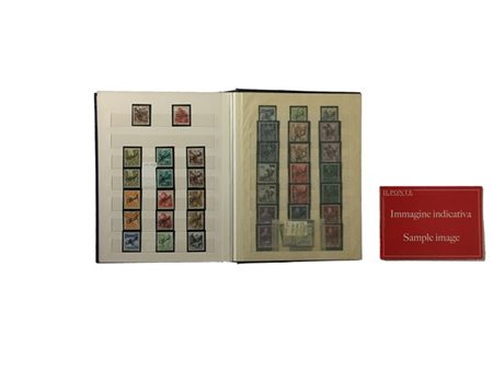 SVIZZERA 1920/1949
Collezione del periodo di posta ordinaria, aerea e servizi,