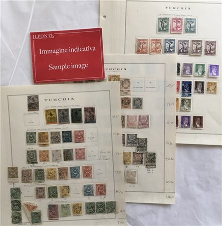 TURCHIA 1859/1955
Collezione del periodo con buone presenze tra cui alcuni fraz