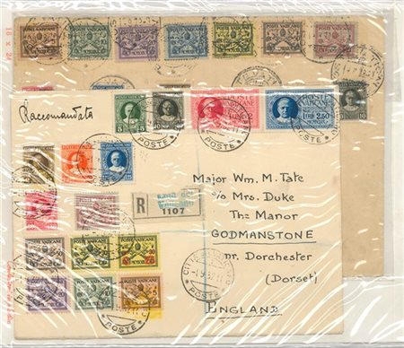 VATICANO 1929/1953
Lotto formato da 16 buste del periodo. Notate buone affranca