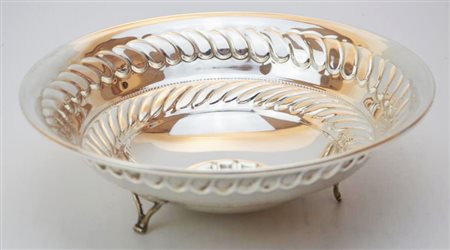 ALZATINA IN ARGENTO 800 realizzata con tecniche a sbalzo e cesello cm...