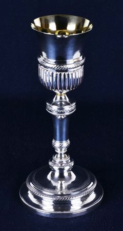 CALICE DA MESSA calice in argento bulinato e cesellato Napoli, fine XVIII...