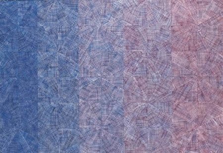 MARIO NIGRO Vibrazione nello spazio totale: serialità progressiva con vibrazione cromatica.