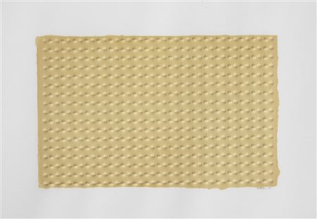 ENRICO CASTELLANI Senza titolo. .