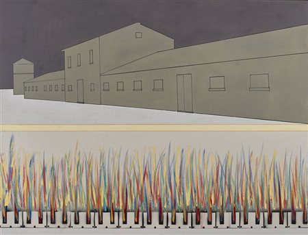 RENATO MAMBOR Paesaggi tagliati casolare.