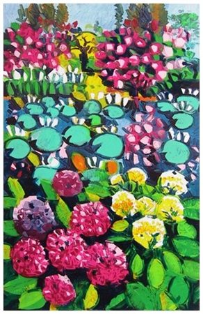 ATHOS FACCINCANI Peschiera del Garda 1951 Senza titolo Serigrafia a colori...