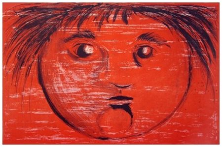 ENRICO BAJ Milano 1924 – Vergiate 2003 Senza titolo 1960 c. Litografia a...