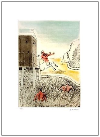 GIORGIO DE CHIRICO Volos (Grecia) 1888 – Roma 1978 L’arrivo del centauro 1973...
