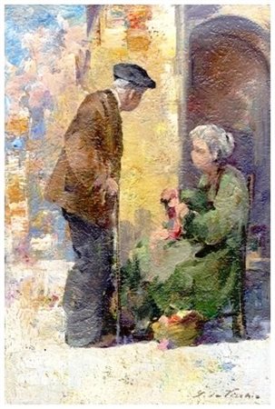 GIULIO DA VICCHIO Vicchio di Mugello 1925 – Livorno 2004 Incontro durante la...