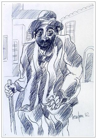 BEPPE (Giuseppe) SERAFINI Montelupo Fiorentino 1915 – 1987 Contadino 1982...