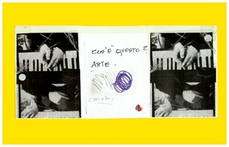 GIUSEPPE CHIARI Firenze 1926 – 2007 Cos’è questo? Arte 2000 Pittura e t.m. su...