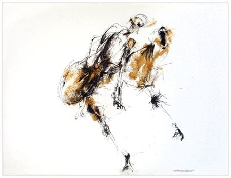 MARINO HAUPT Helsinki (Finlandia) 1942 – Roma 2004 Senza titolo T.m. su carta...