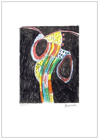 IGNAZIO MONCADA Palermo 1932 Morfina 2003 Tempera, pastelli a olio e t.m. su...