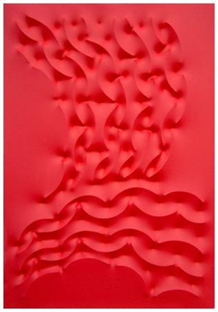 GIUSEPPE AMADIO Todi 1944 Eaca Pittura su tela estroflessa 126 x 90. Firma e...