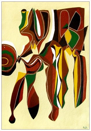 WLADIMIRO TULLI Macerata 1922 – 2003 Senza titolo 26.8.86 1986 Olio su tela...