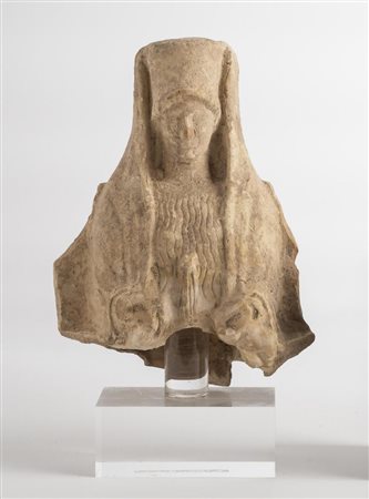 DIVINITA FEMMINILE DATAZIONE: VI- V sec. a. C. MATERIA E TECNICA: impasto...