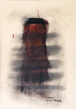 Piero Pizzi Cannella Rosso dell'Ombra 1987 