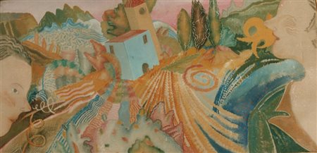 Luca Alinari Paesaggio fantastico 1995 