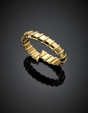 NABUCCO
Bracciale in oro giallo semirigido alla schiava, g 58,62, diam. cm 6,20