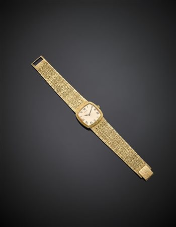 PIAGET
Orologio da polso, da donna in oro giallo cesellato con bracciale integr