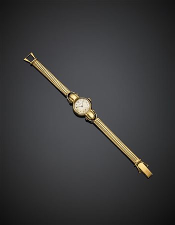 CORTEBERT
Orologio da polso da donna in oro giallo con bracciale a tubo-gas, ca