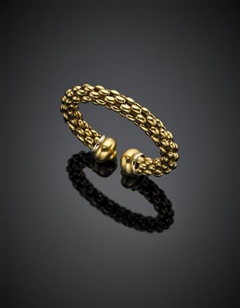 FOPE
Bracciale in oro giallo intrecciato alla schiava, lordi g 50,97, diam. cm