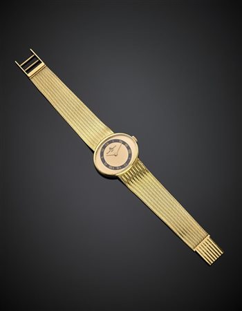 BAUME & MERCIER 
Orologio da polso da donna in oro giallo con bracciale flessib