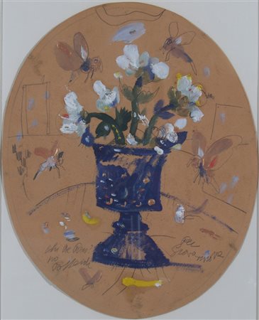 ANTONIO POSSENTI, Vaso di fiori, 1990