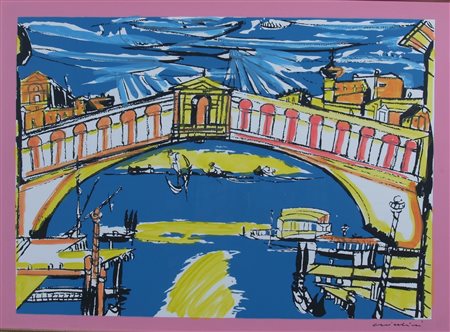 REMO BRINDISI, Venezia "Ponte di Rialto", 