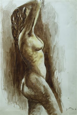 GUTTUSO RENATO - Nudo femminile, 1961