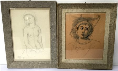 Filocamo - Dal Forno
Due disegni a matita e pennarello su carta, soggetti e mis