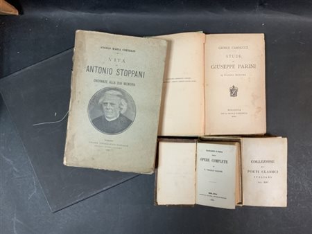 Lotto di alcuni volumi di letteratura del XIX e XX secolo