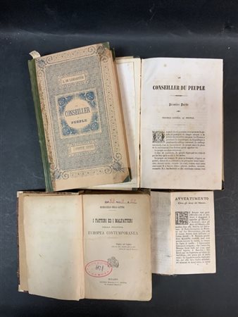 Lotto di tre volumi: ROZZI Francesco. Nuovo dizionario poetico ed istorico. ven