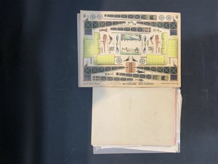 [AERONAUTICA - EPHEMERA] Lotto di depliant, pubblicità, articoli e fogli volant